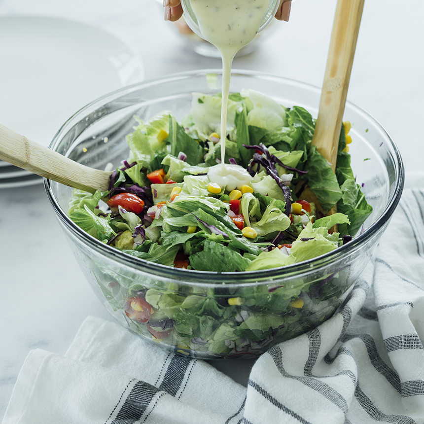 Grilled Shrimp Bacon Ranch Salad step4