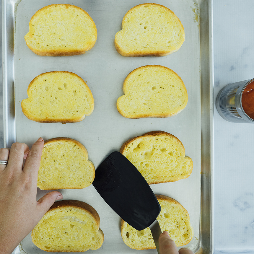 Open Faced Pizza Grilled Cheese step2