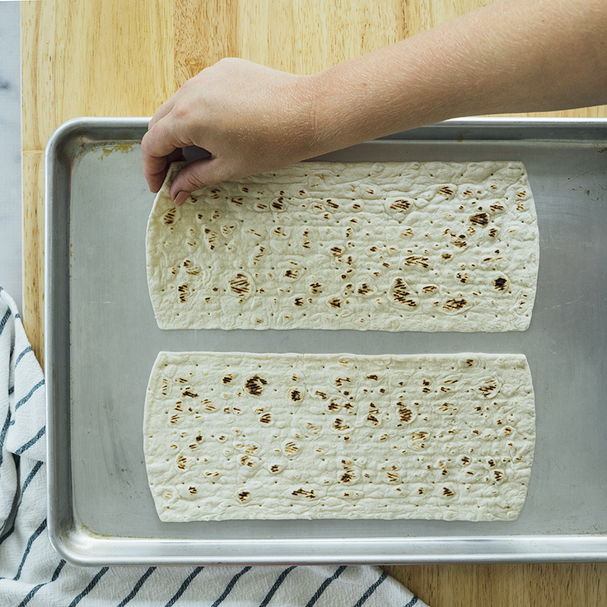 Pear Brie Proscuitto Flatbread Pizza step2