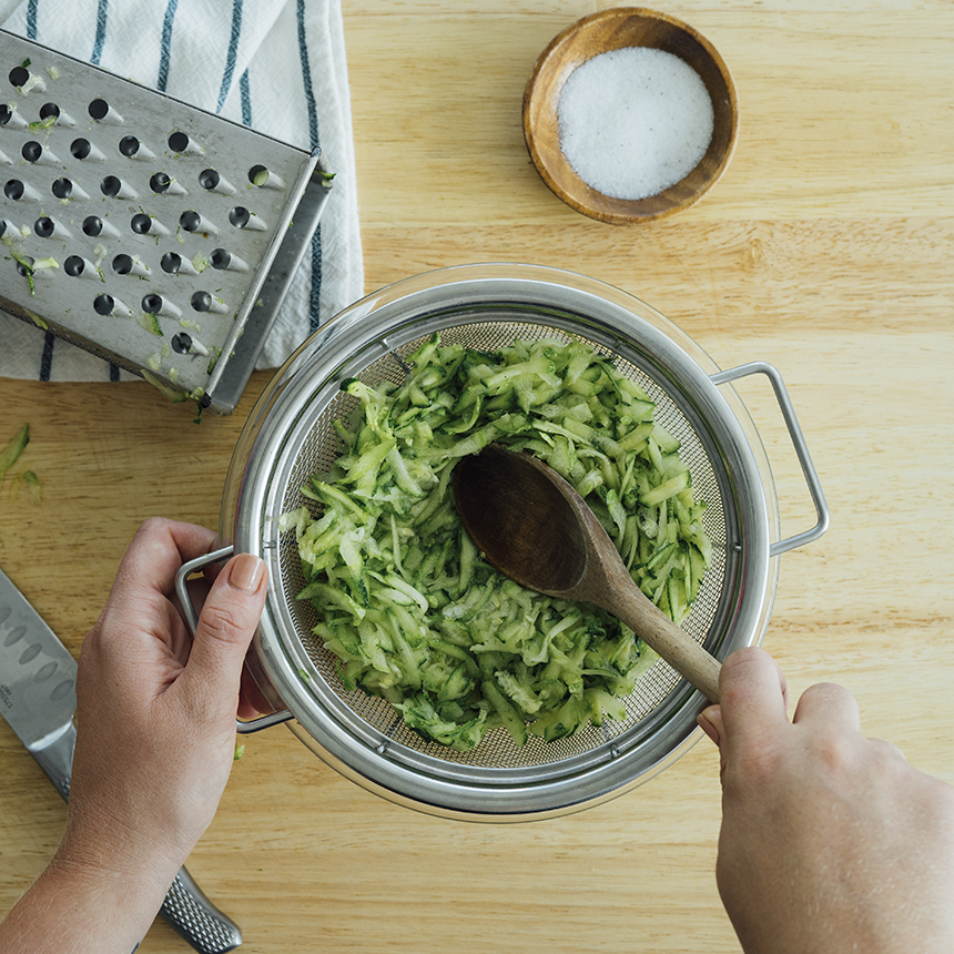 Zucchini Fritters Step1