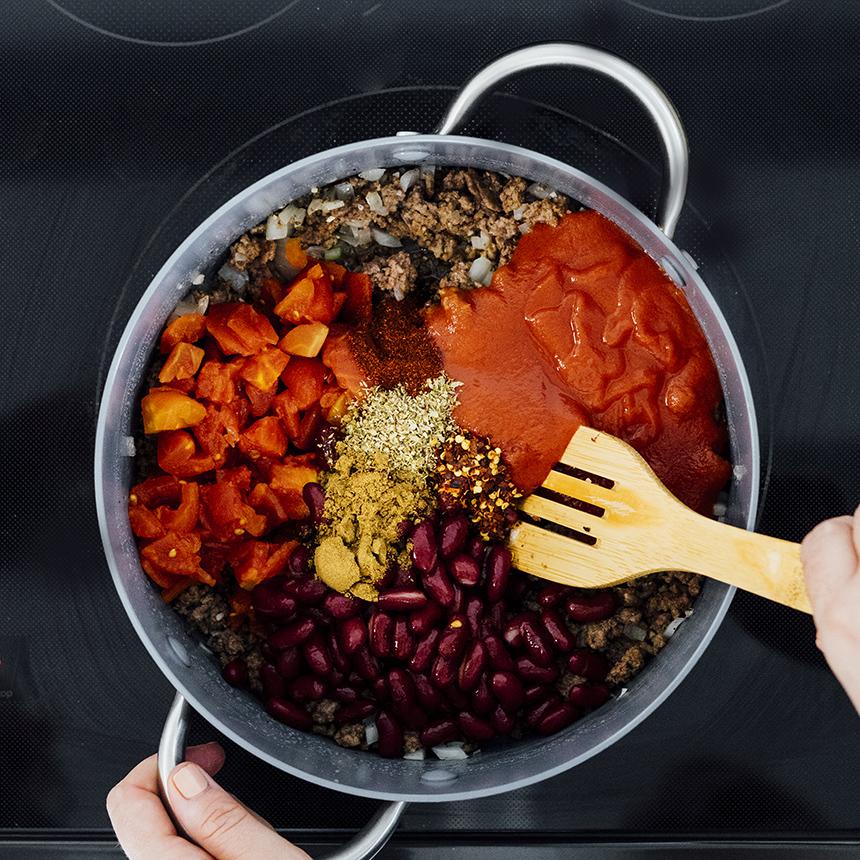 Chili Taco Crunchwrap Step2