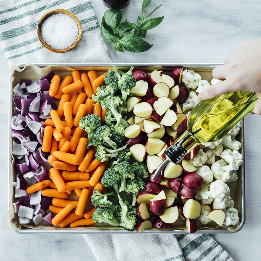 Sheet Pan Buttermilk Ranch Chicken Veggies Step2