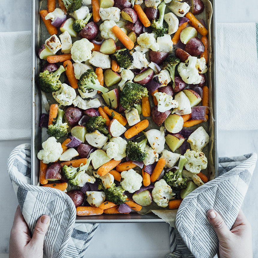 Sheet Pan Buttermilk Ranch Chicken Veggies Step4