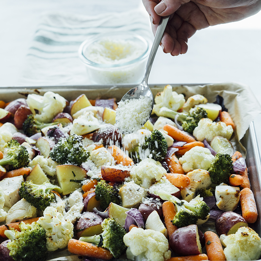 Sheet Pan Buttermilk Ranch Chicken Veggies Step5