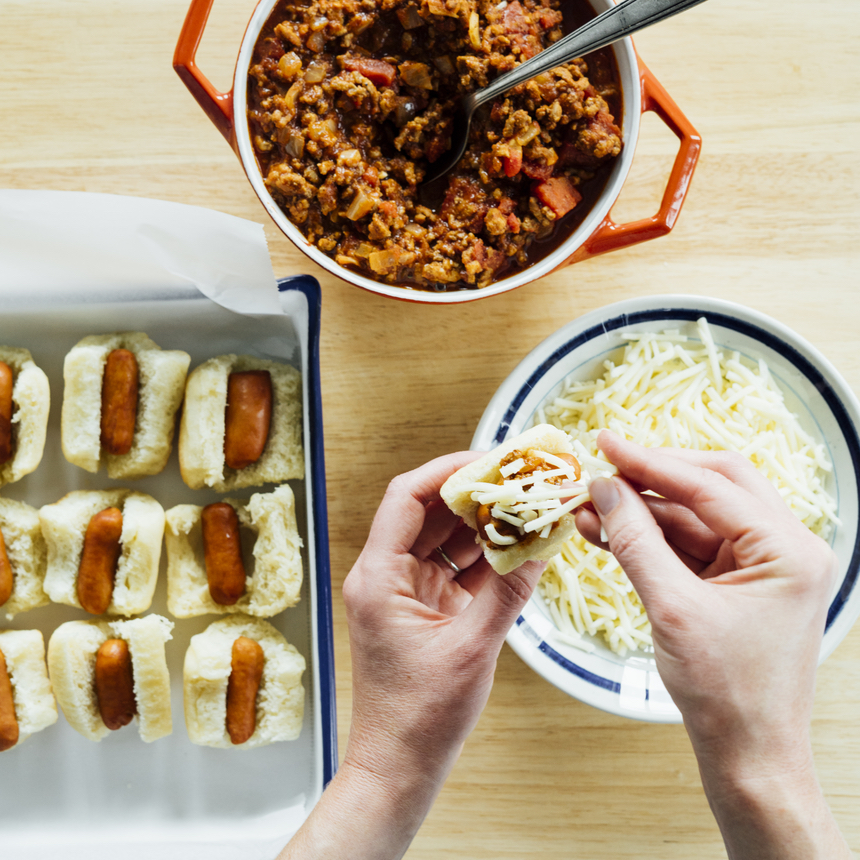 Mini Chili Dogs Step 5