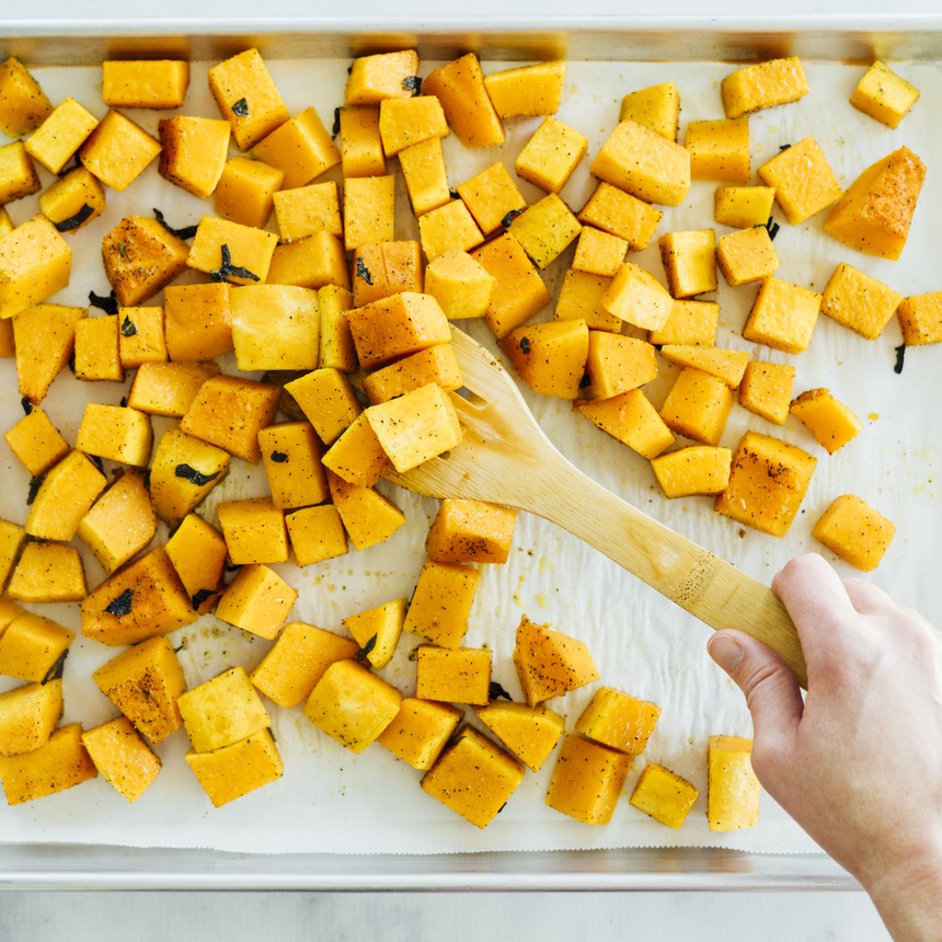 Butternut Apple butter Proscuitto Flatbread Pizza Step1