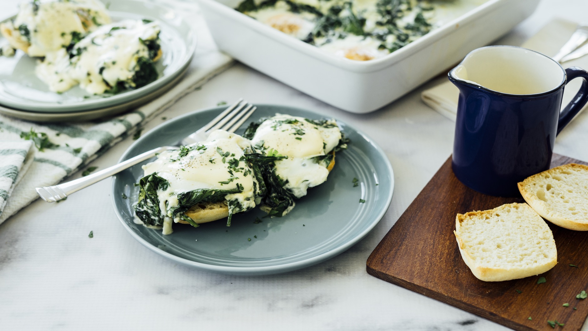 Family Style Eggs Florentine HeroA