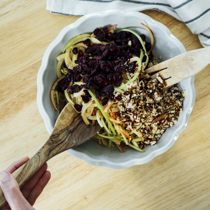 Spiralized Apple Salad Step4