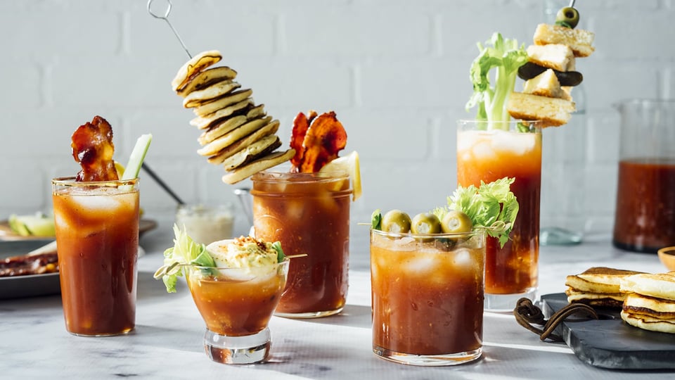 5 Unexpected Bloody Mary Garnishes