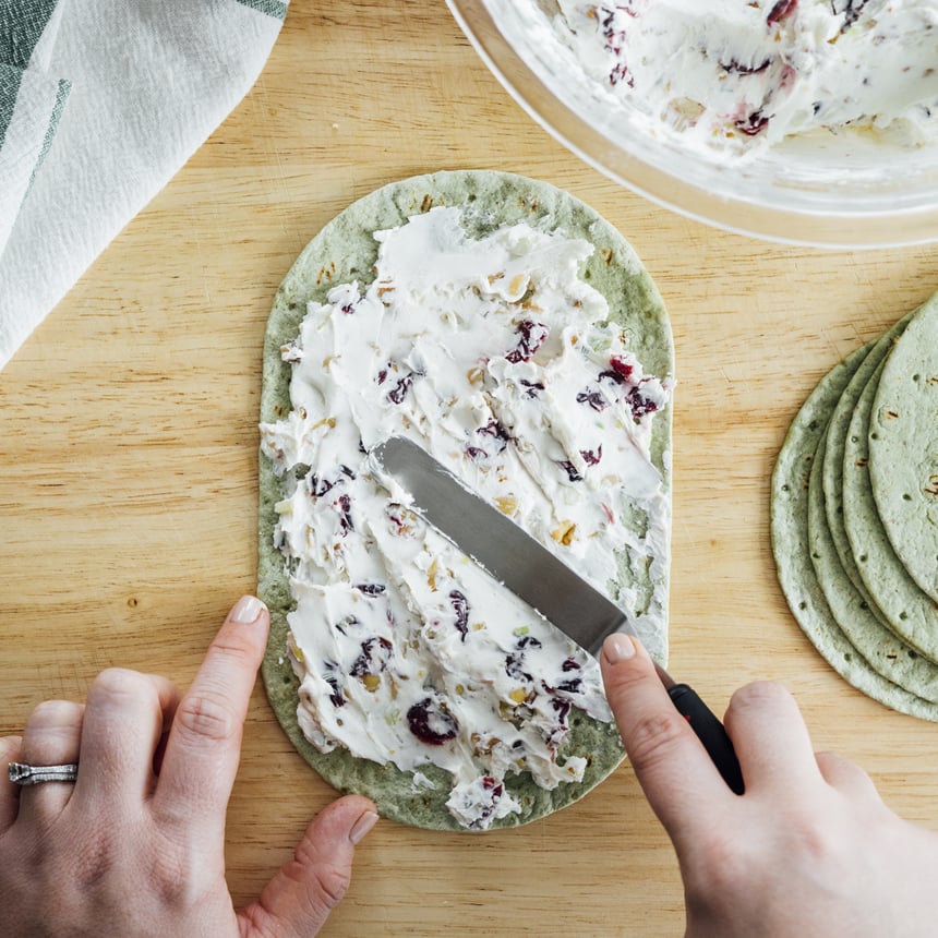 Christmas Tree Pinwheels Step3