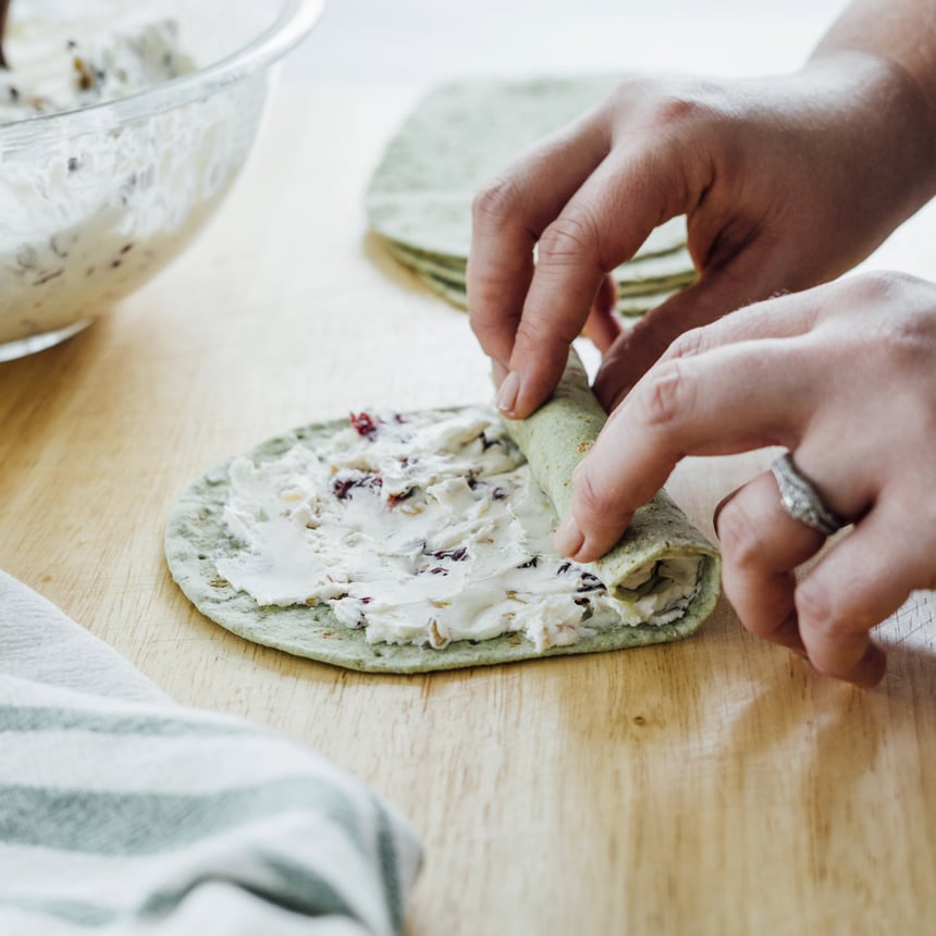 Christmas Tree Pinwheels Step4