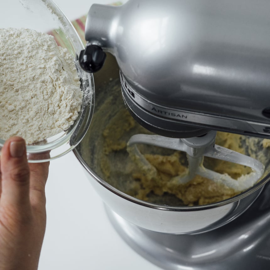 Pistachio Thumbprint Cookies Step1