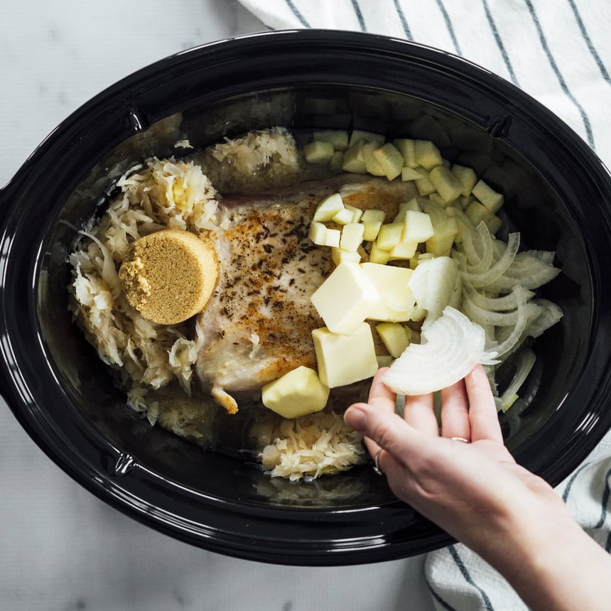 Pork Sauerkraut Sliders Step2