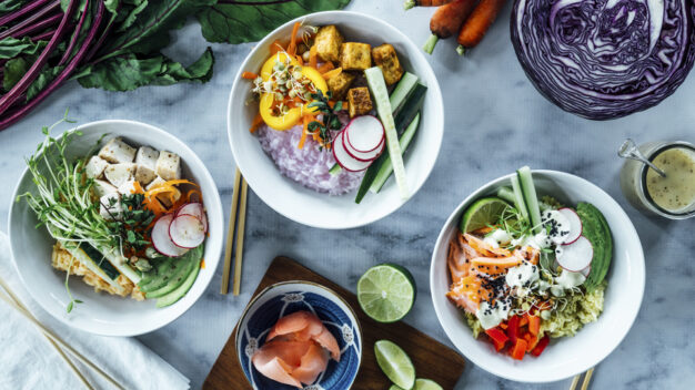 How to Make Rainbow Rice Bowls - Kitchen Tips | What's for Dinner?