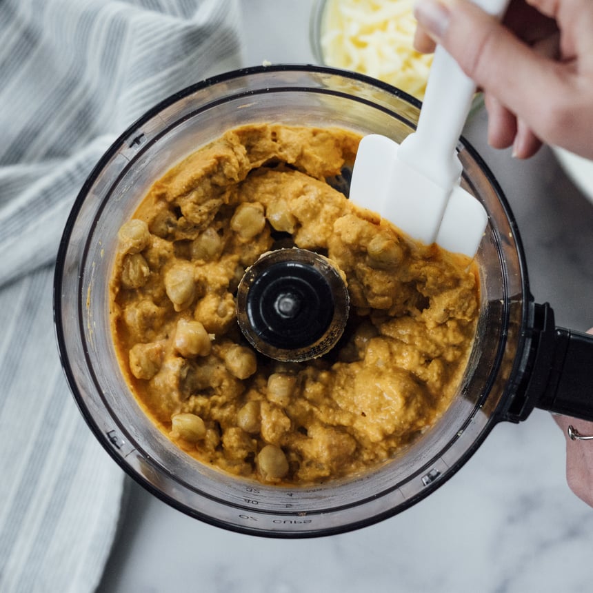 Vegetarian Buffalo Chickpea Dip Step2