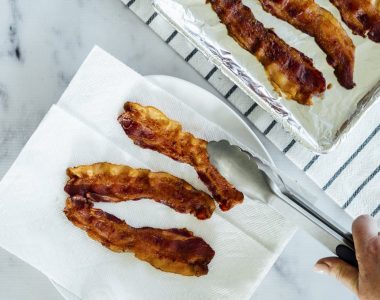 Bacon and Gorgonzola Cornbread Wedges