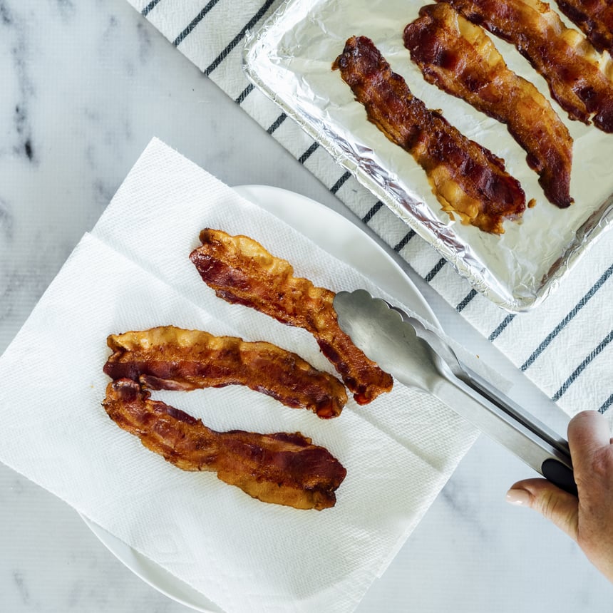 Cheddar Cornbread Waffles with Ranch Bacon Step 1