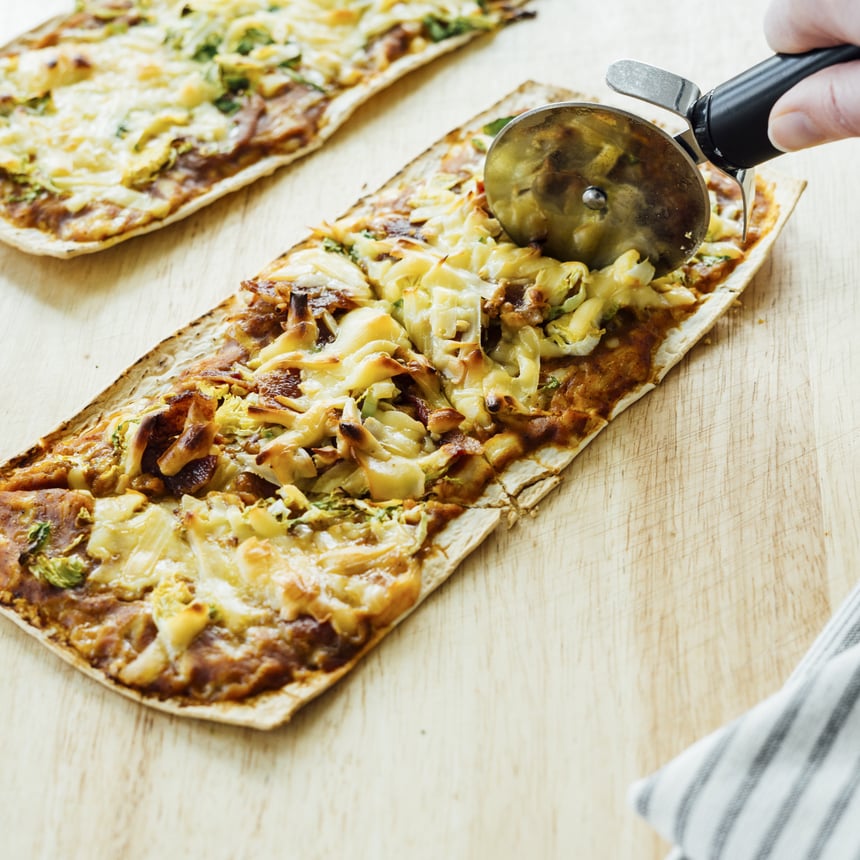 Chipotle Pumpkin and Brussels Sprouts Pizza Step 5
