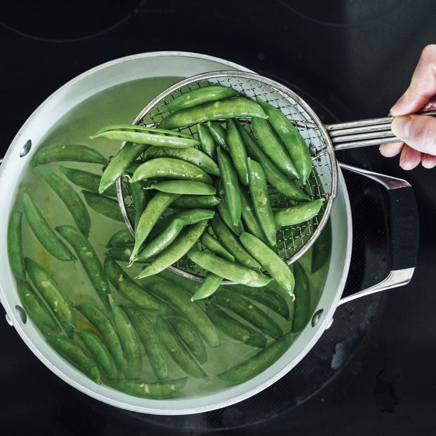 Grilled Corn and Snap Pea Pasta Salad Step 2