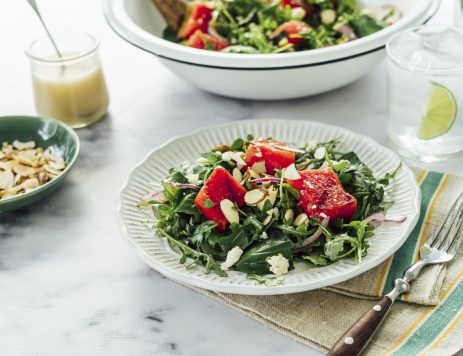 Grilled Watermelon Salad with Champagne Vinaigrette