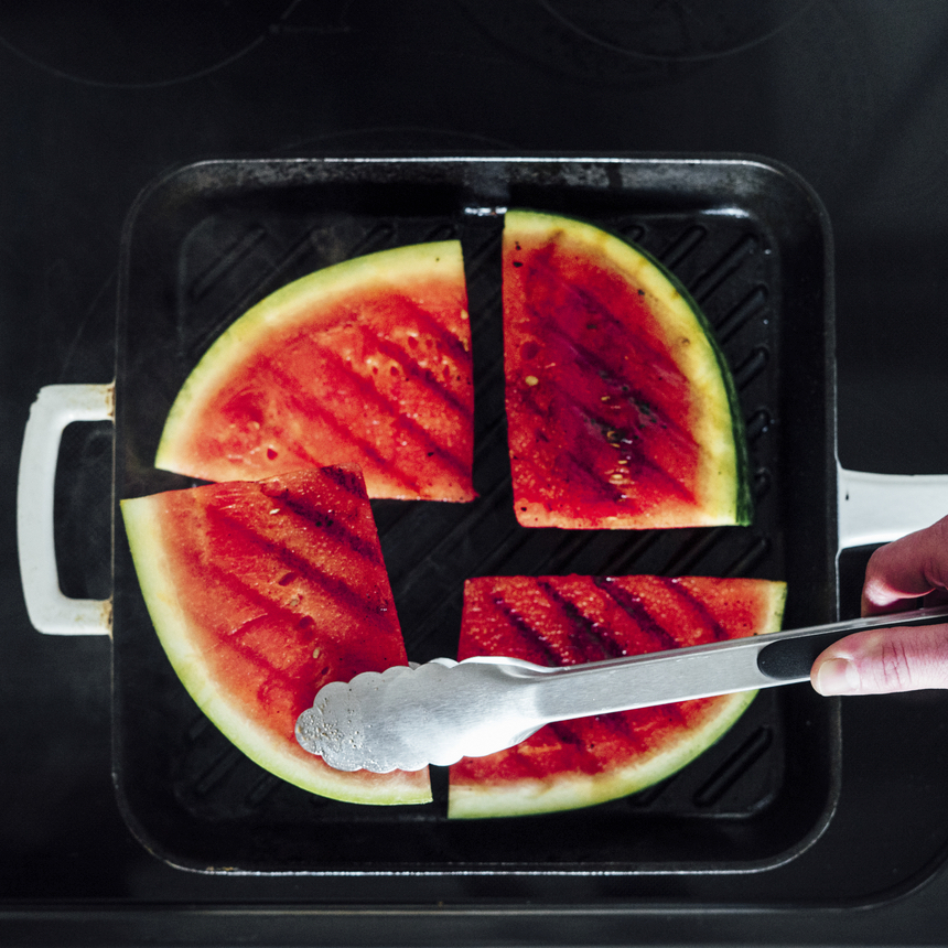 Grilled Watermelon Salad with Champagne Vinaigrette Step 2