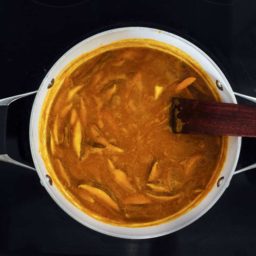 Thai Curry Pumpkin Noodle Soup Step 3