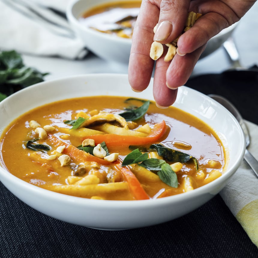 Thai Curry Pumpkin Noodle Soup Step 5