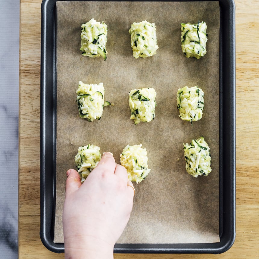 Zucchini Tots with Ranch Step 3