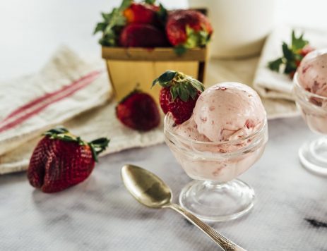 Strawberry Poppyseed Ice Cream