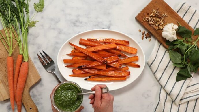 How to Make Pesto Using Discarded Greens
